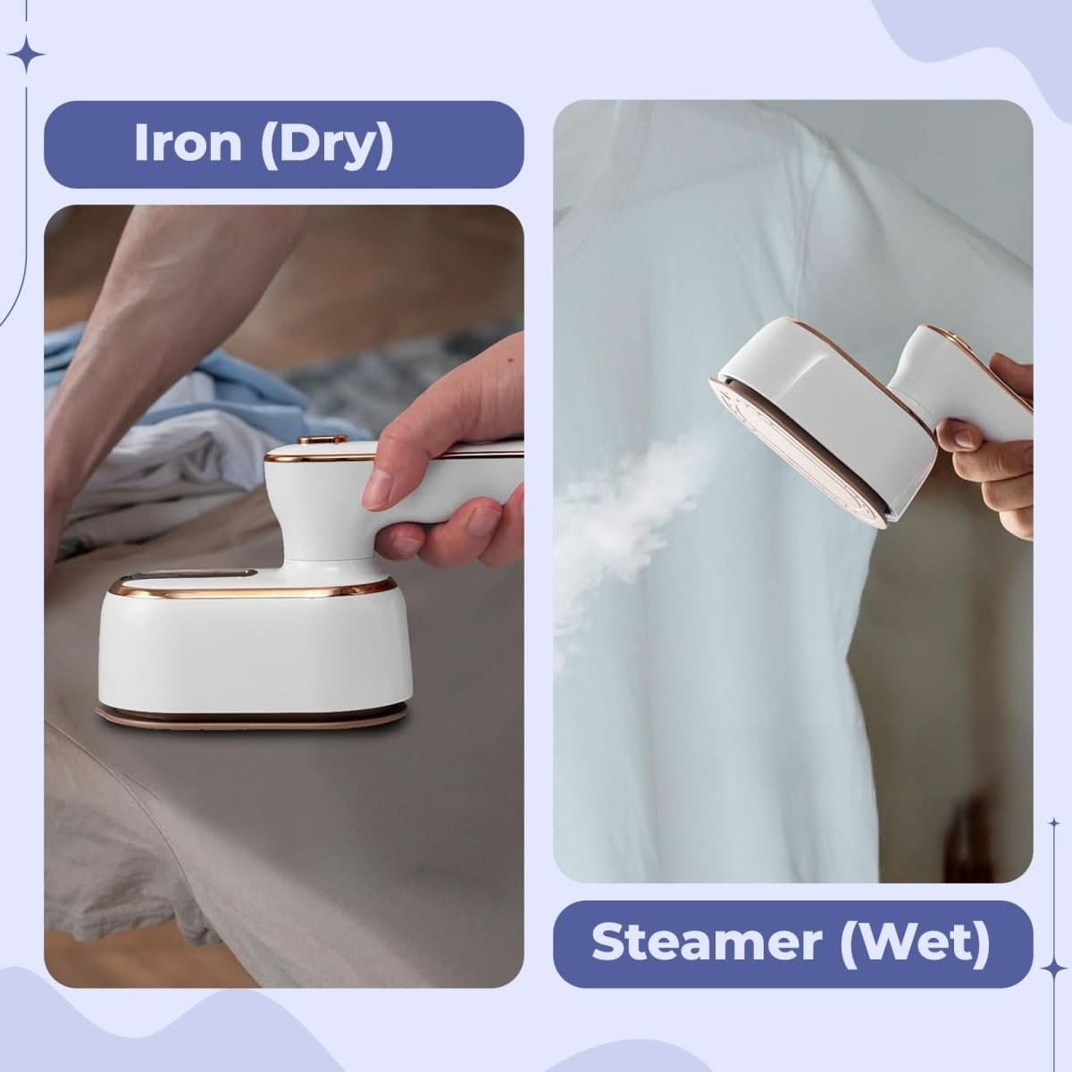 BowLift | Compact Travel Steamer for Wrinkle-Free Clothing