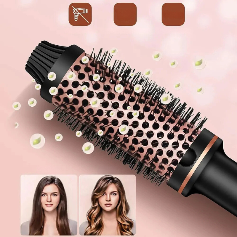 BowLift | 3 in 1 curling brush with anti-burn technology – Styling, straightening, and volume