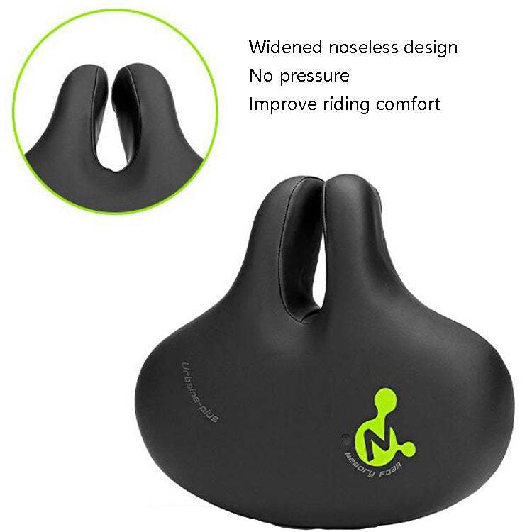 BowLift | Bike No Nasal Seat Mountain Bike Saddle Comfortable Shock Absorption Bicycle Outdoor Bicycle Accessories Saddle (Black)