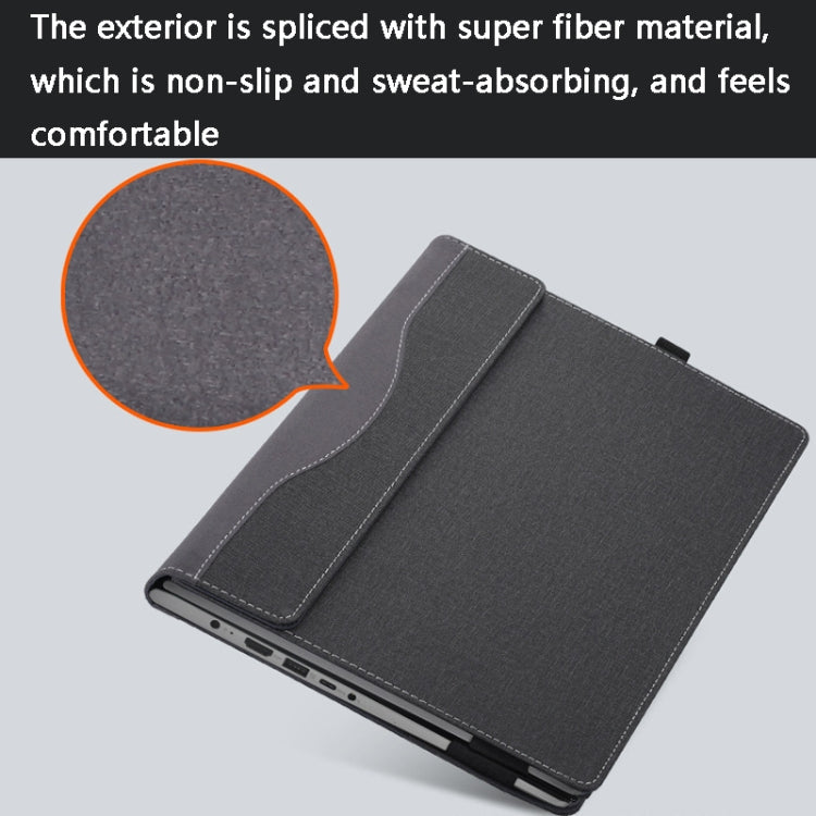 BowLift | 13.5 Inch Multifunctional PU Leather Laptop Case for Microsoft Surface Laptop 1/2/3/4 (Blue)