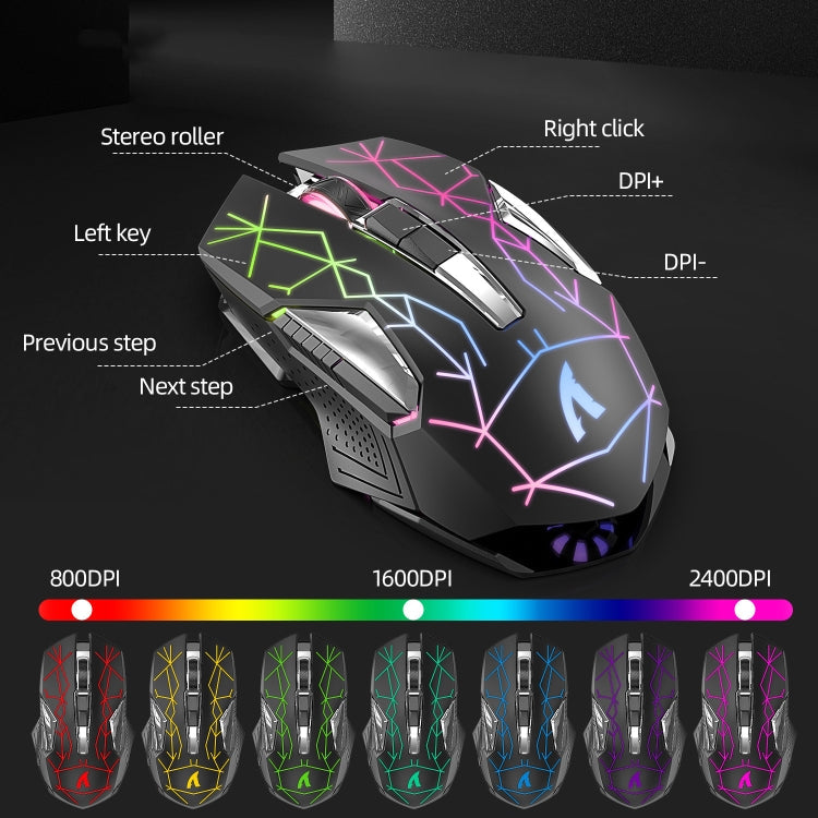 BowLift | Attack Shark T3RGB RGB Illuminated Wireless Keyboard and Mouse Set (Black)