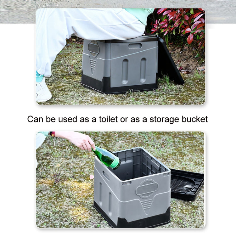 BowLift | Auto Folding Portable Toilet Outdoor Emergency Mobile Toilet (Army Green)