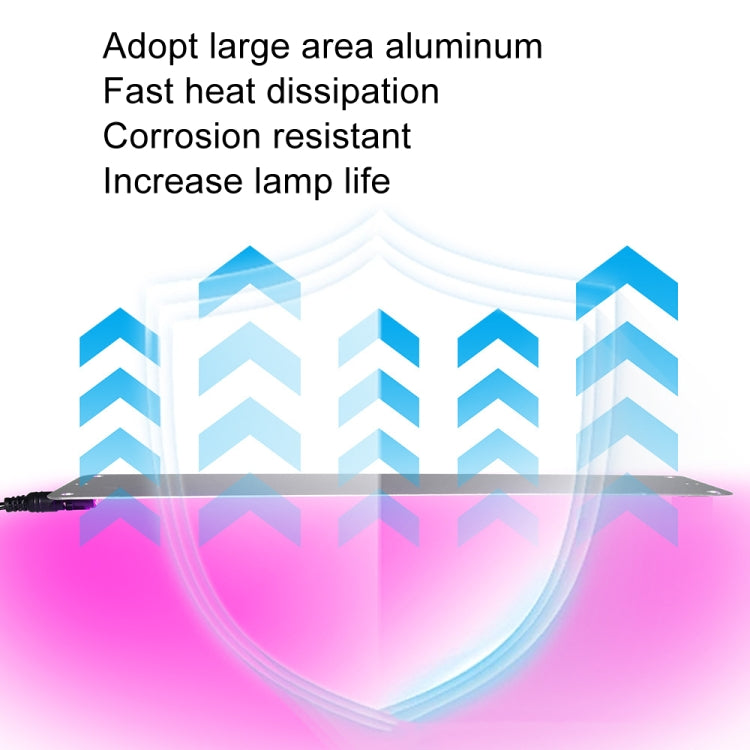 BowLift | 4 heads 12V Full Spectrum Red and Blue Light Panel Plant Growth Lamp Seedling Fill Lights (EU plug)