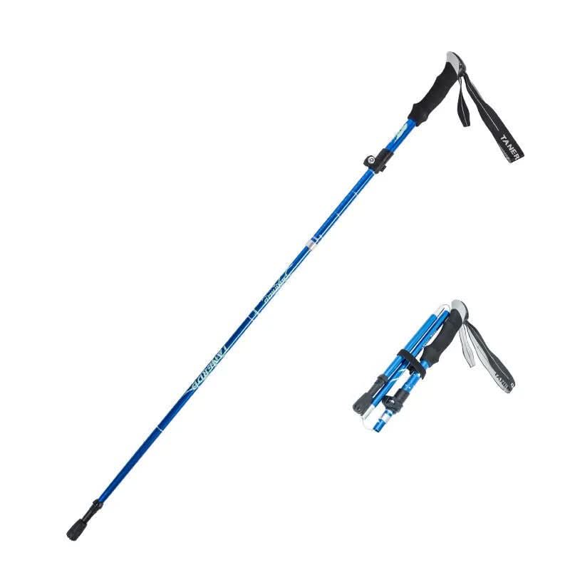 BowLift | Ultralight 5-piece telescopic trekking poles for mountain and hiking tours