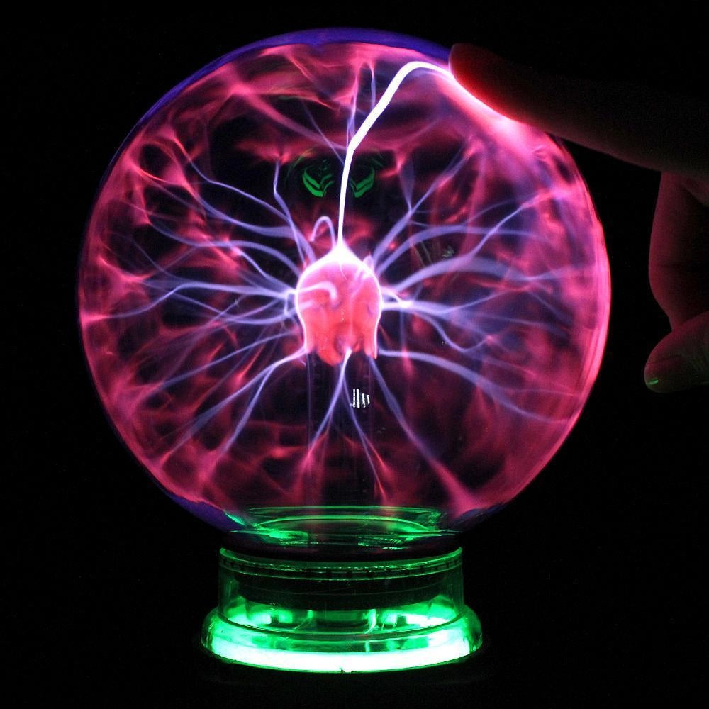 BowLift | Plasma Globe Light | Interactive Touch-Activated LED Orb for Home Decor & Science Experiments