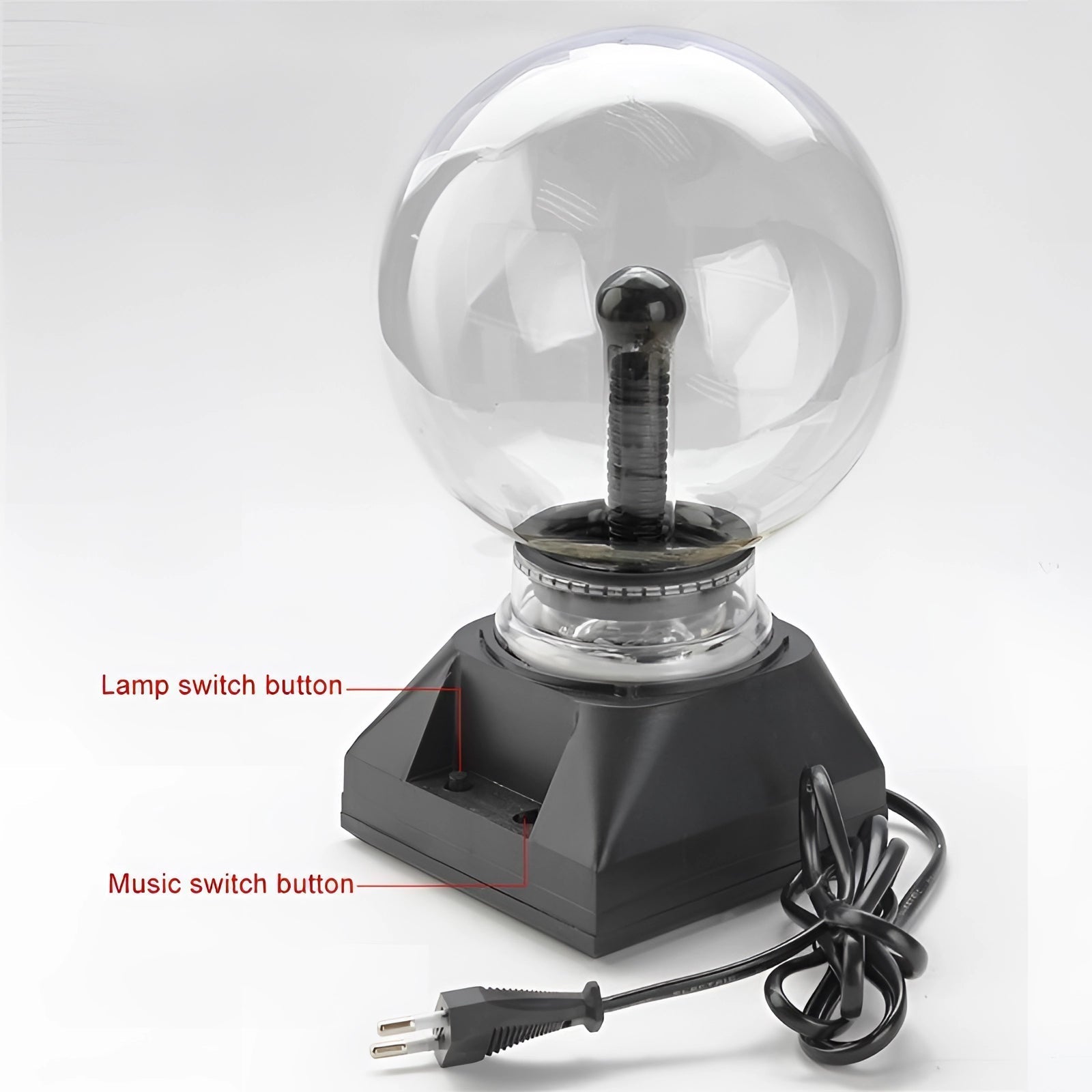 BowLift | Plasma Globe Light | Interactive Touch-Activated LED Orb for Home Decor & Science Experiments