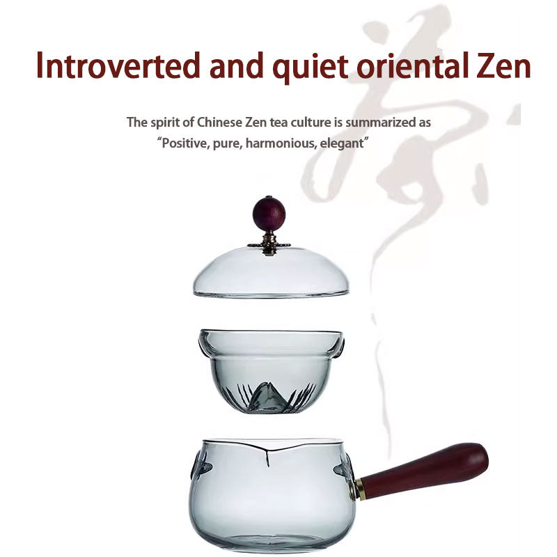 BowLift | Xiaoyao Pot, Side Handle Rotating Teapot, Office Household Teapot, Electric Ceramic Stove Tea Maker Light Luxury High-end