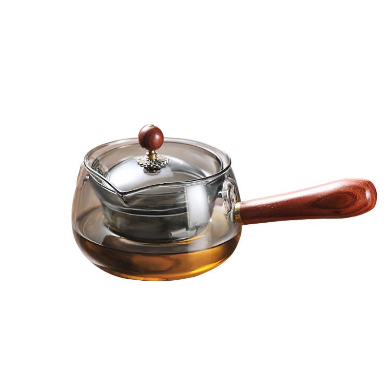 BowLift | Xiaoyao Pot, Side Handle Rotating Teapot, Office Household Teapot, Electric Ceramic Stove Tea Maker Light Luxury High-end