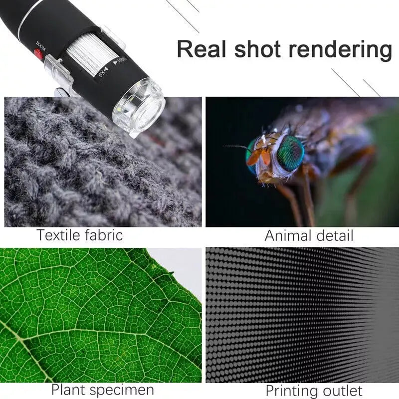 BowLift | Portable digital camera microscope with 1600x zoom
