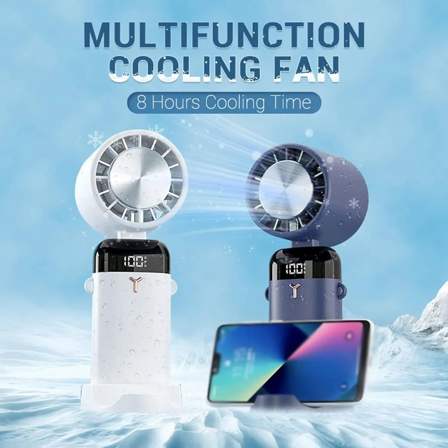 BowLift | Portable electric cooling fan with ice compression function
