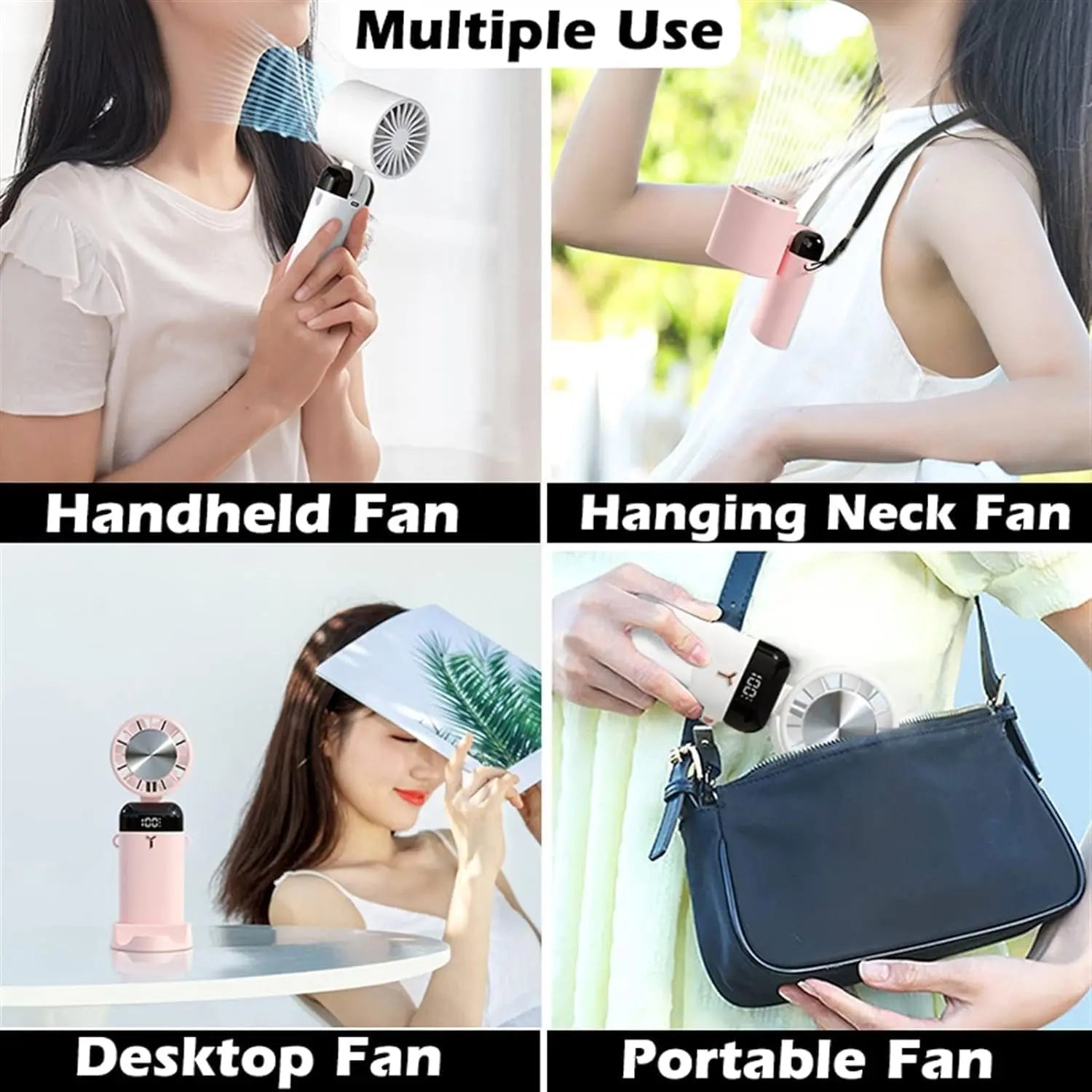 BowLift | Portable electric cooling fan with ice compression function