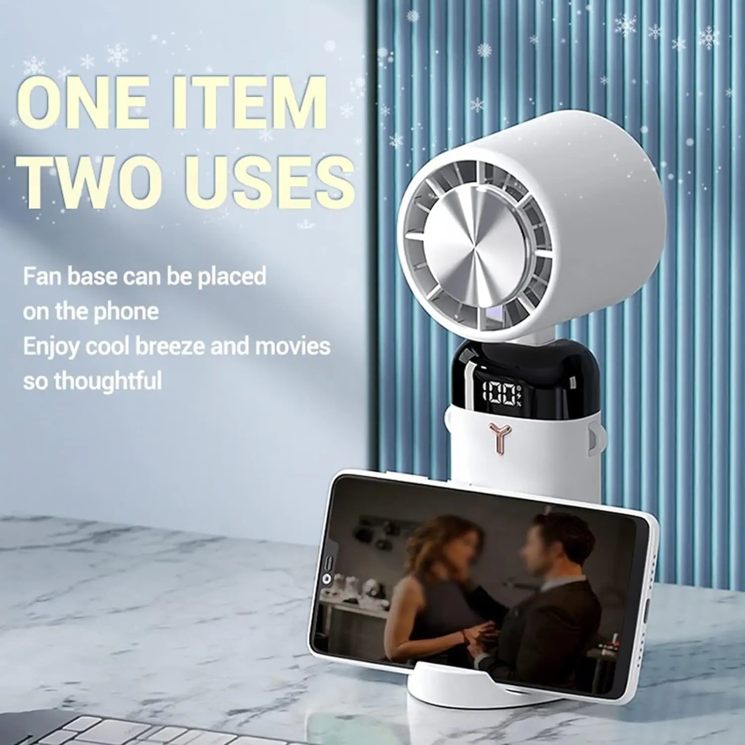 BowLift | Portable electric cooling fan with ice compression function