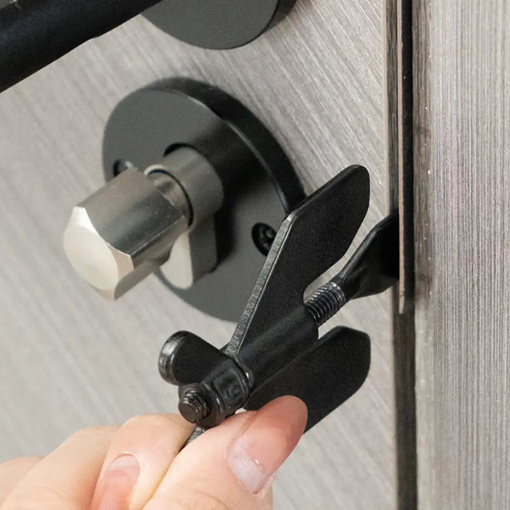 BowLift | Portable Door Lock — Travel Security Device Made of Stainless Steel