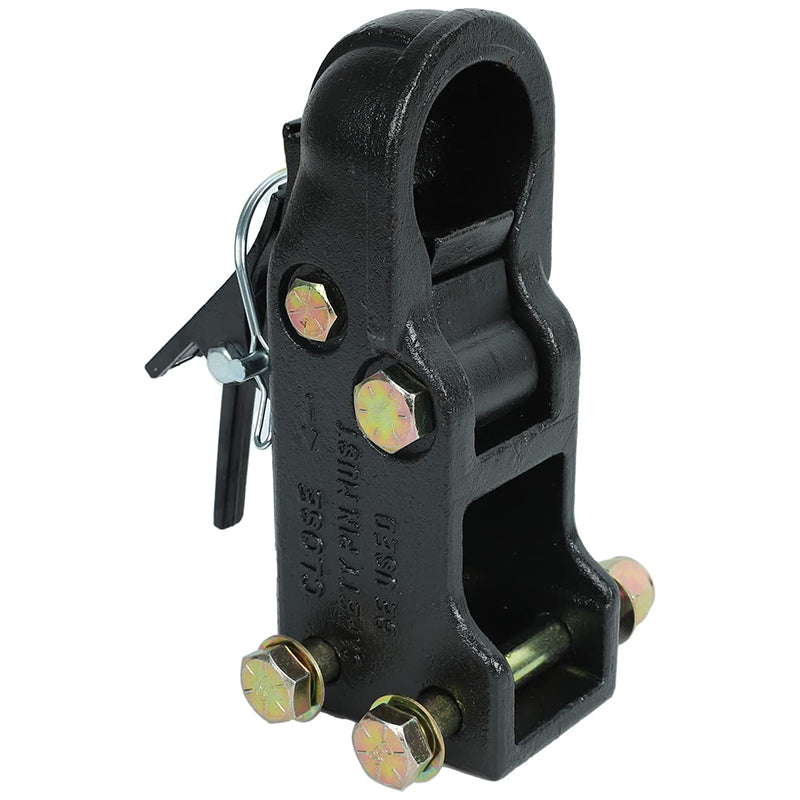 BowLift | 15000LBS Capacity Channel-Mount Coupler with Hardware Kit Heavy Duty Cast Adjustable Trailer Coupler 2-5/16 in