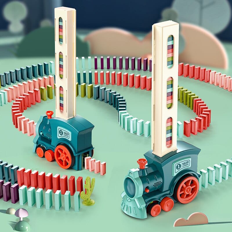 BowLift | Automatic Domino Train | Creative Educational Toy for Kids