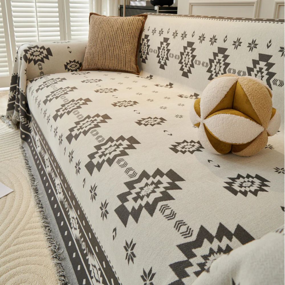 BowLift | Tribal Harmony Reversible Sofa Cover