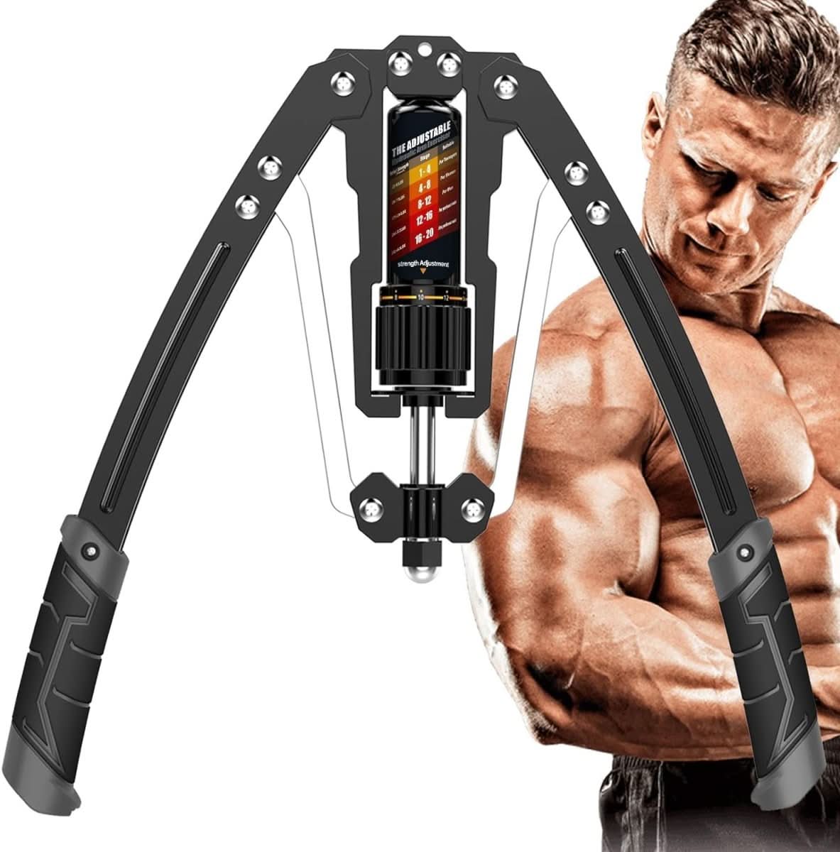 BowLift | Adjustable Hydraulic Arm Trainer for Upper Body Training up to 200 kg