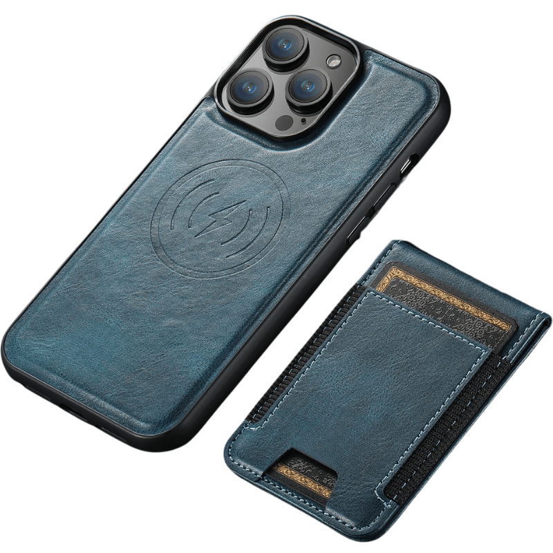 BowLift | Elegant leather case with magnetic stand & card holder