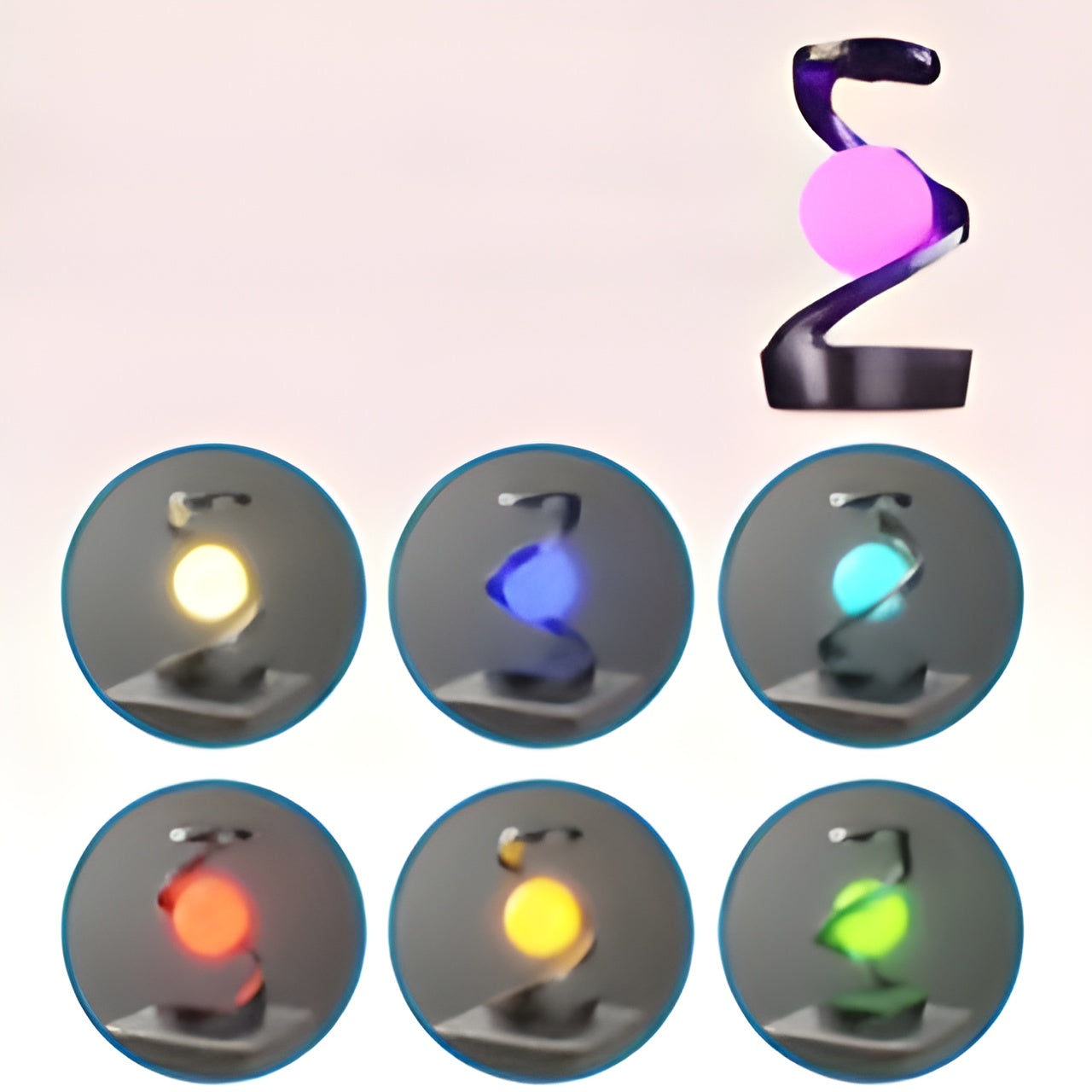 BowLift | Rotating Floating Table Lamp | FloatLight