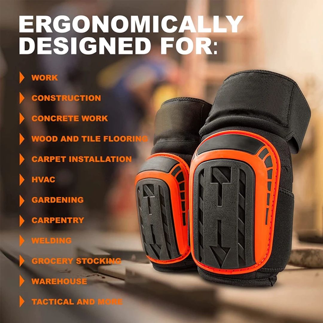 BowLift | Professional Heavy-Duty Work Knee Pads – Adjustable, Impact Resistant & All-Day Comfort
