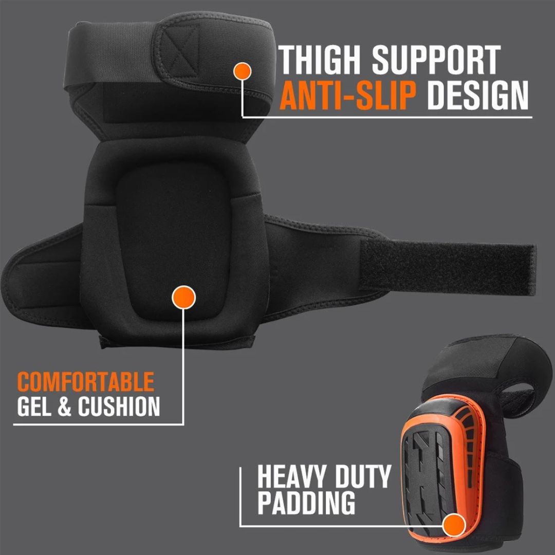 BowLift | Professional Heavy-Duty Work Knee Pads – Adjustable, Impact Resistant & All-Day Comfort