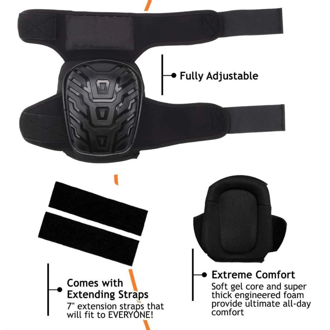 BowLift | Professional Heavy-Duty Work Knee Pads – Adjustable, Impact Resistant & All-Day Comfort