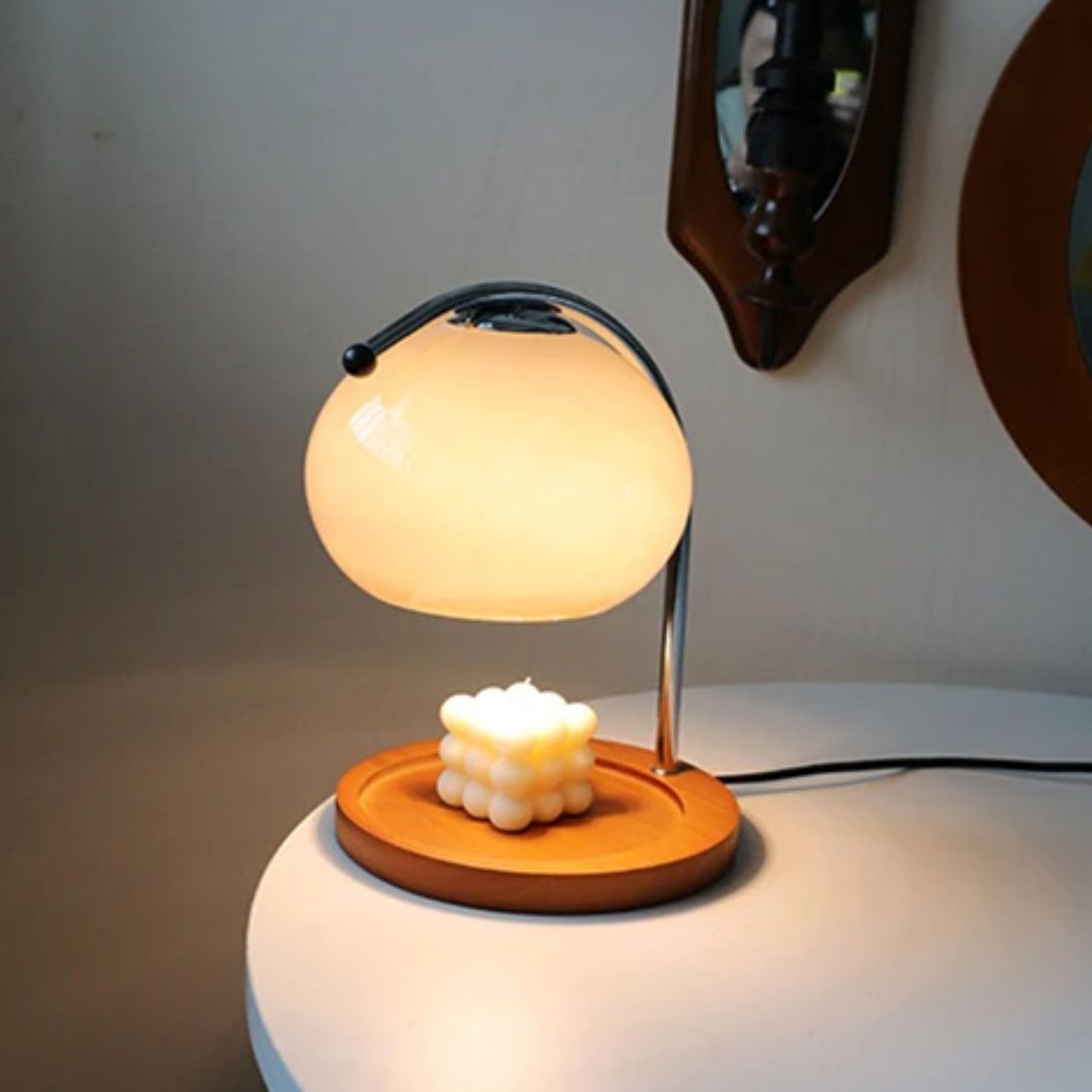 BowLift | Eindhoven Alyssa Retro Glass Table Lamp