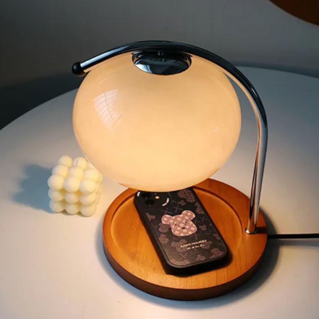 BowLift | Eindhoven Alyssa Retro Glass Table Lamp