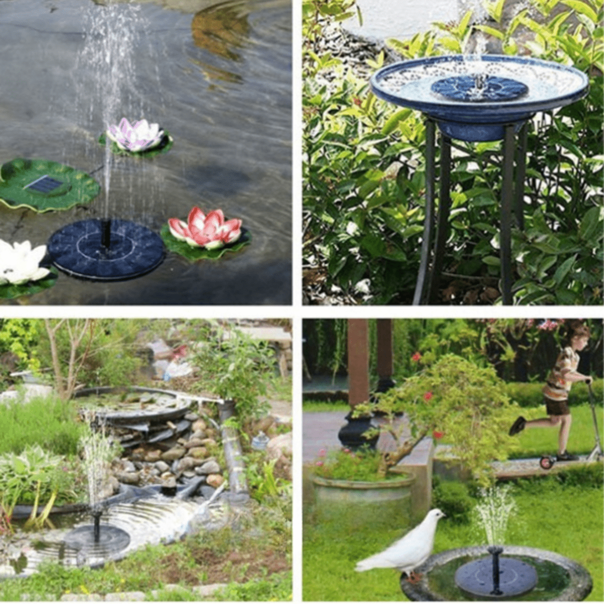 BowLift | Friendly Solar Bird Fountain - Create a peaceful oasis in your garden