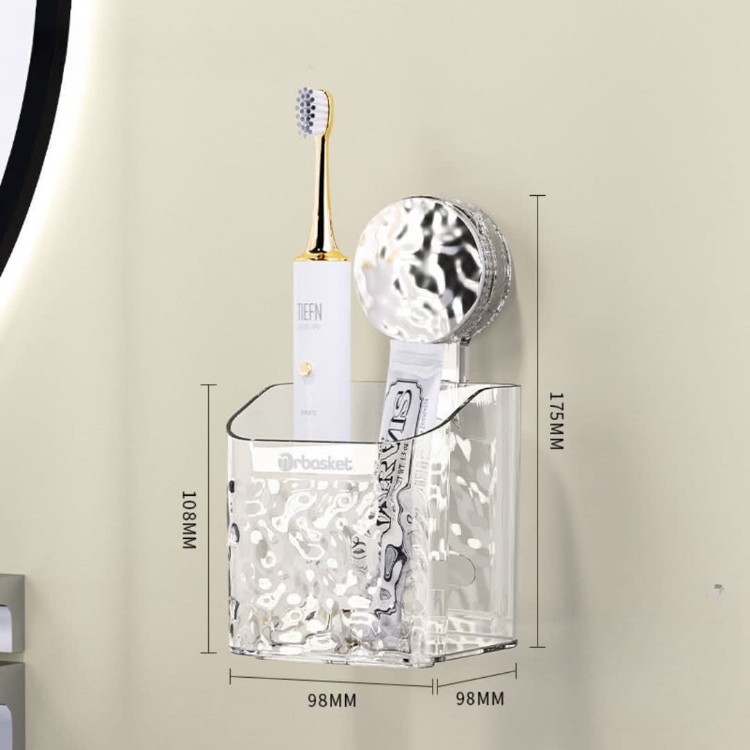 BowLift | Bathroom Suction Cup Shelf – Easy Storage Solution