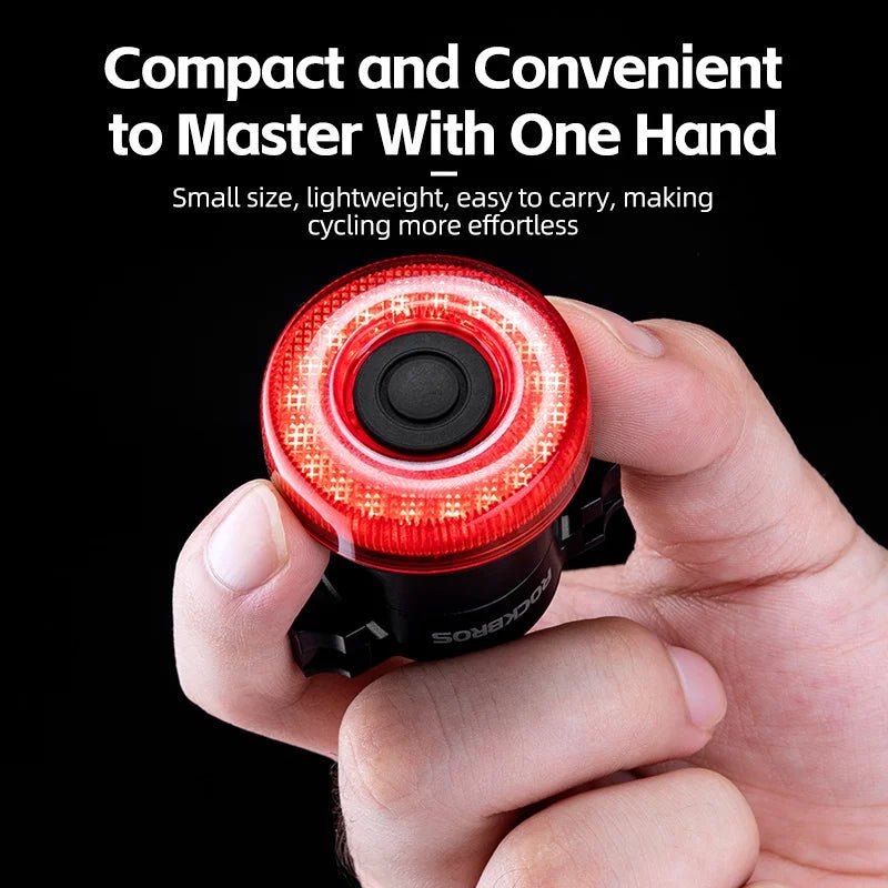 BowLift | Intelligent, USB-C rechargeable bicycle rear light with IPX6 water protection and 300° visibility