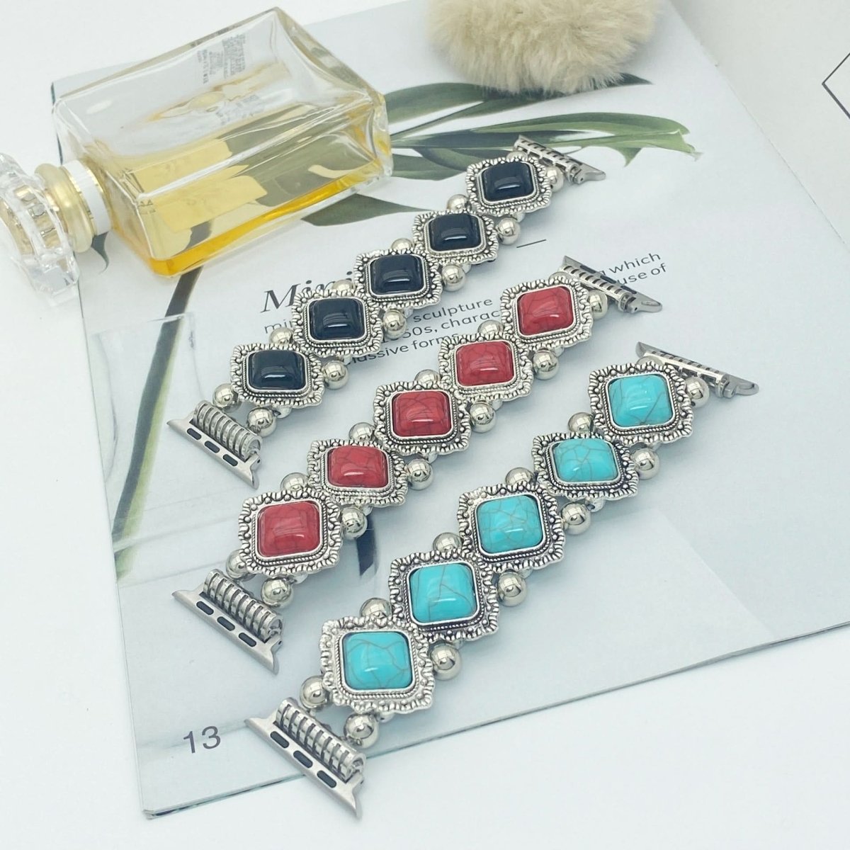 BowLift | Boho-Chic Bracelet for Smartwatches with Noble Turquoise Detail