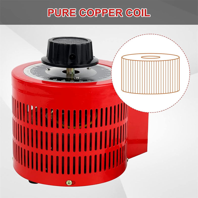 BowLift | 500VA Auto Variable Voltage Transformer 110VAC Input, 0-130VAC or Home Industrial Office