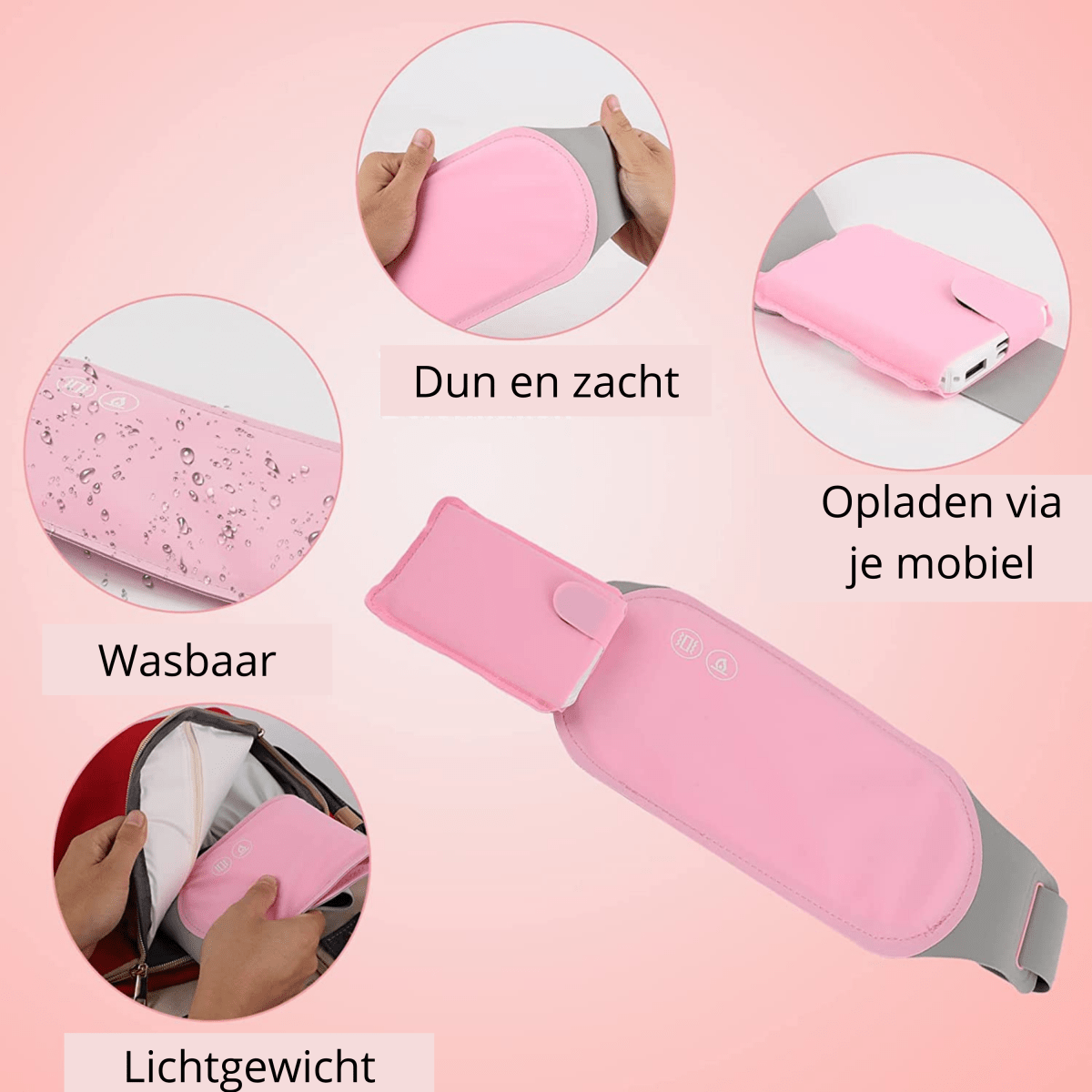 BowLift | Electric abdominal heater with vibration function for pain relief