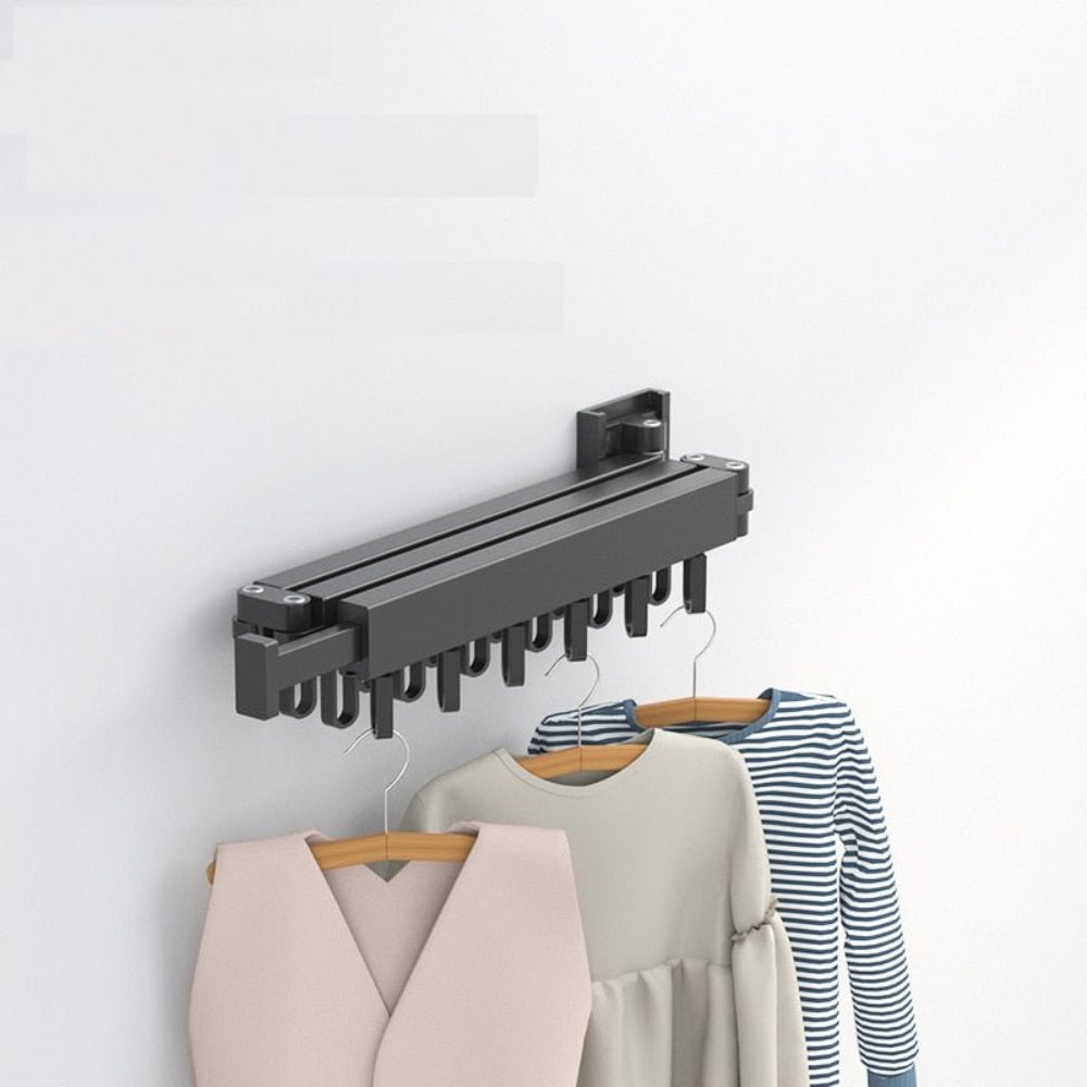 BowLift | Retractable Wall-Mounted Clothes Dryer – Foldable Laundry Rack for Space-Saving Drying