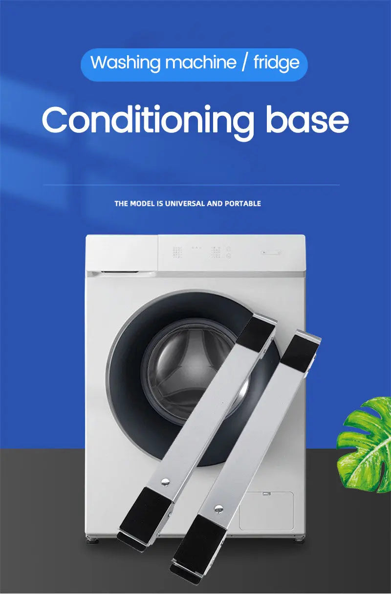 BowLift | Adjustable Washing Machine Stand with Wheels