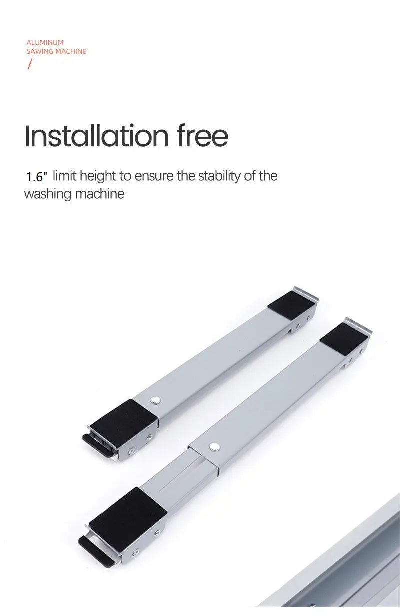 BowLift | Adjustable Washing Machine Stand with Wheels