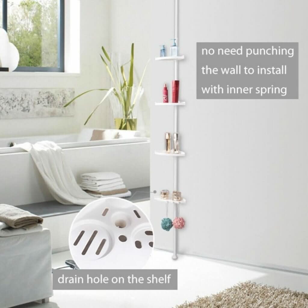 BowLift | adjustable storage | rust-free | stylish bathroom storage