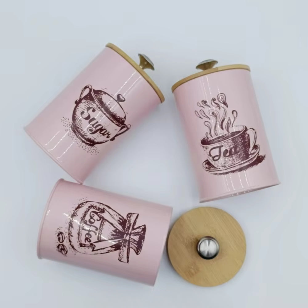 BowLift | Iron Airtight Storage Canister | 3pcs Set