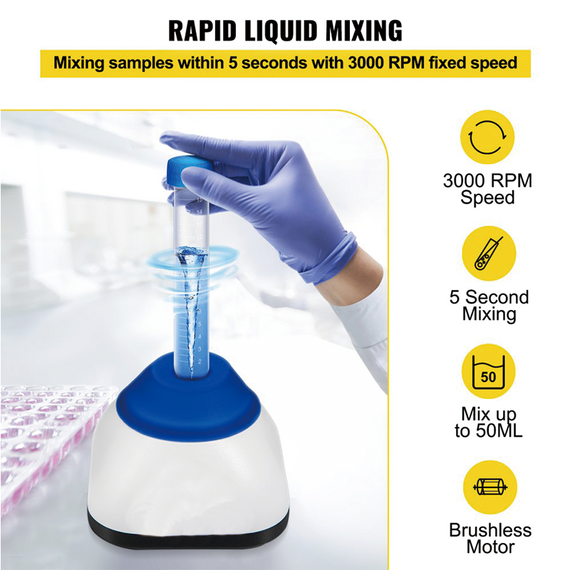BowLift | Vortex Mixer, 3000RPM Mini Vortex Mixer Shaker,,Lab Vortexer Shaker Lab Variable Speed Shaker for Centrifuge Tubes Acrylic Paints Ink and Nail Polish