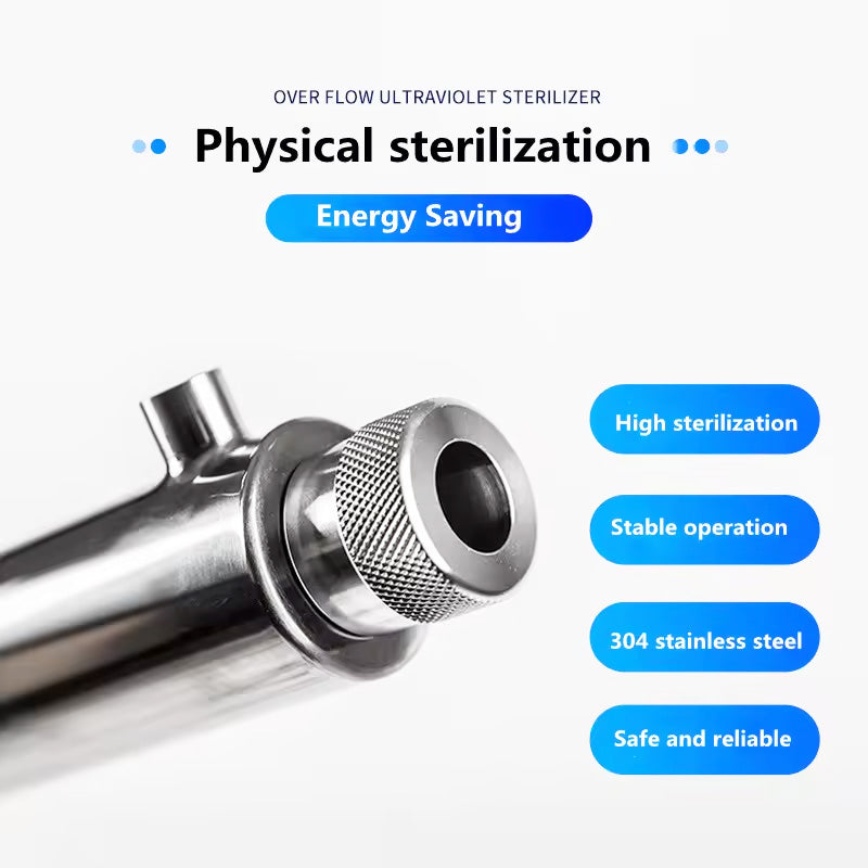 BowLift | 110V 55W Ultraviolet Water Purifier Sterilizer UV Light Water Filter for RO Water Filter Light Water Filter