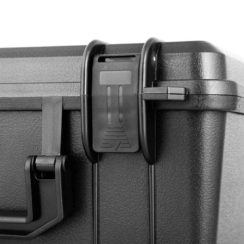 BowLift | 11in x 8in x 5in Waterproof Hard Case with Customizable Pluck Foam Interior for Laptop Pistol Camera and More Black