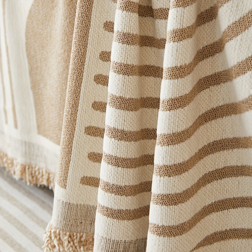 BowLift | Wavy Stripe Boho Sofa Cover