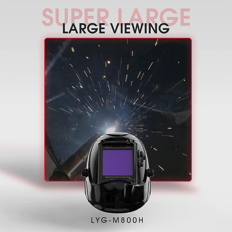 BowLift | Large Viewing Screen,True Color Solar Power Auto Darkening Welding Helmet,4 Arc Sensor Wide Shade 4/5-9/9-13 for TIG MIG Arc Weld Grinding Welder Mask
