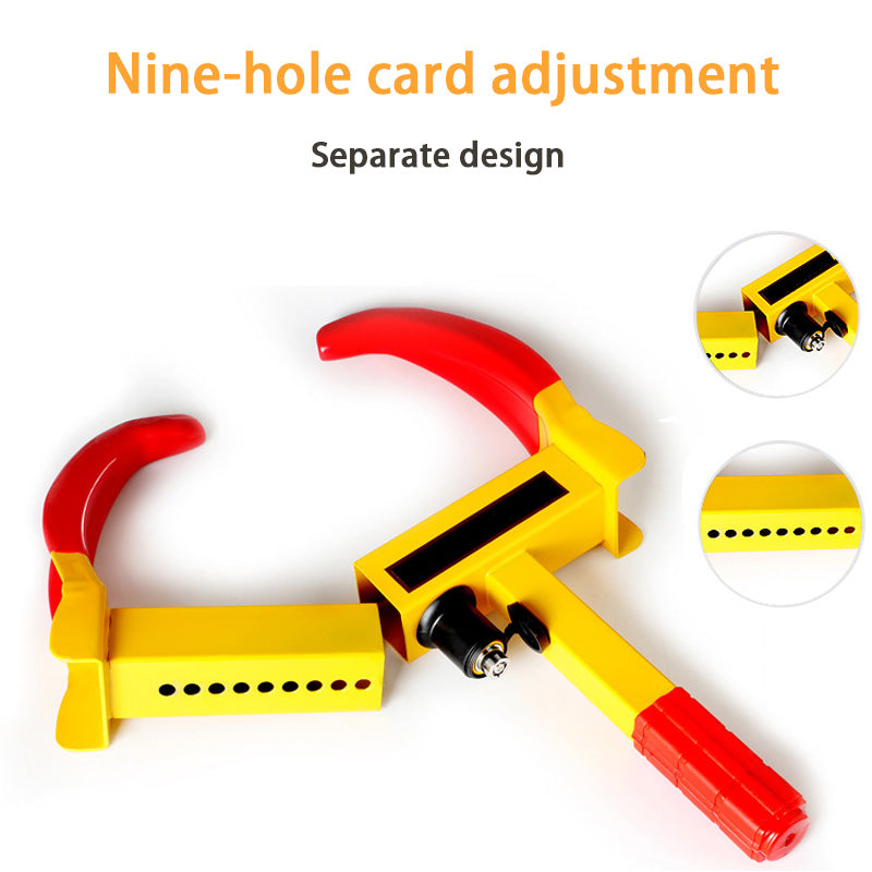 BowLift | Horn Wheel Lock. Car Tire Lock, Household Car 9-Hole Anti-Theft Lock, Thickened