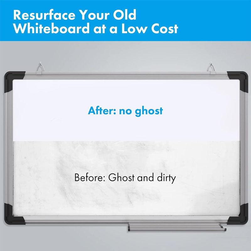 BowLift | Whiteboard Sticker for Wall 23.4" x 78.7" Peel and Stick Dry Erase Contact Paper Adhesive Poster Board with 1 Marker