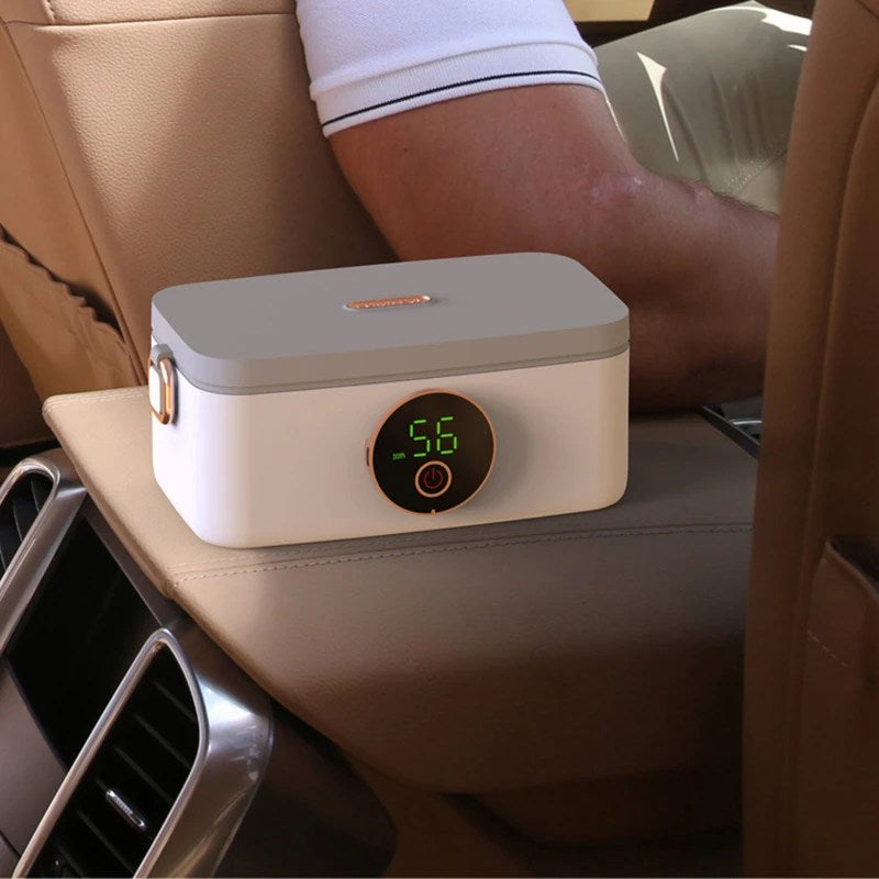 BowLift | HeatMate Pro Wireless Heated Lunchbox – Rechargeable & Portable Food Warmer for Hot Meals On the Go