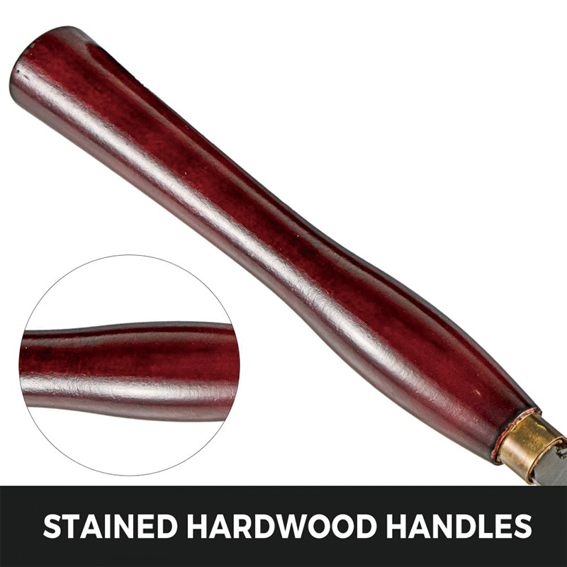 BowLift | Wood Chisel Set,Woodworking Lathe Chisel Set 8 Piece Set Lathe Chisel HSS Steel Blades Wood Turning Tools Wooden Case for Storage for Wood Carving Root Carving Furniture Carving Lathes Red