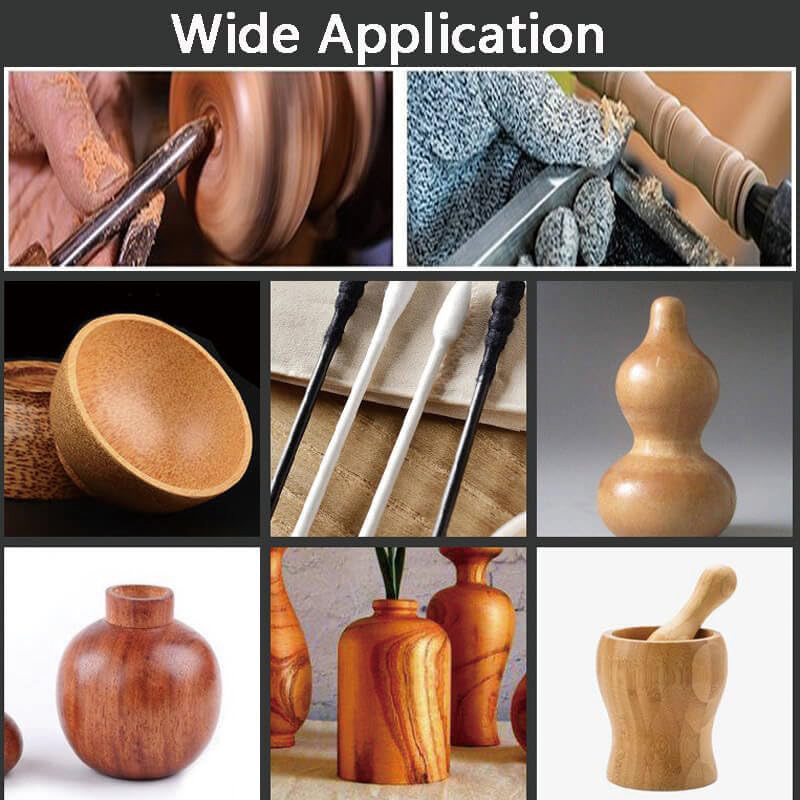 BowLift | Wood Turning Tools Set, HSS Wood Carving Tools High Speed Steel Gouge Set Woodworking Lathe Chisel Set Lathe Chisel kit