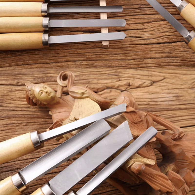 BowLift | Wood Lathe Chisel Set, 8Pcs HSS Wood Turning Chisel Set, Wood Carving Tools Set for Wood Turning Hardwood